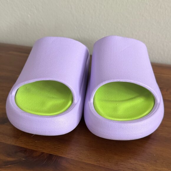 J/SLIDES - Squish EVA Platform Slide in Lilac/Mint - Picture 3 of 6